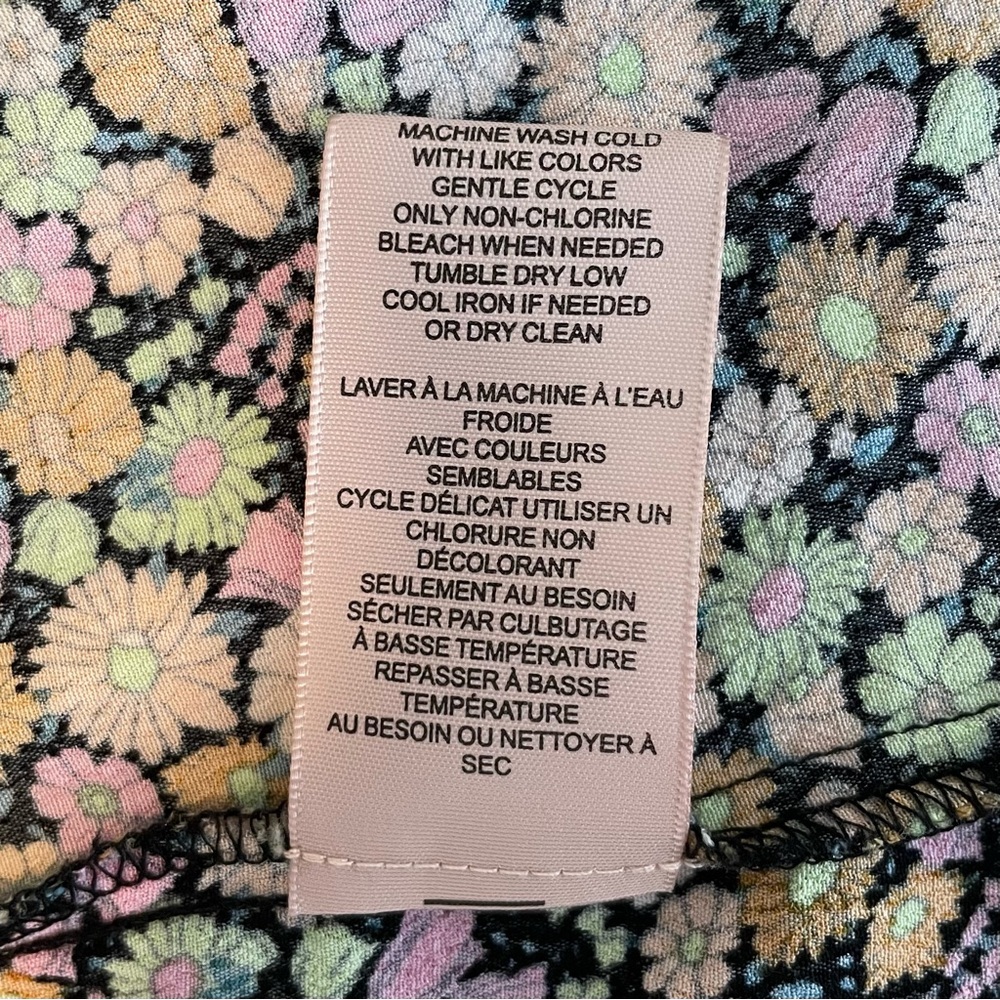 Philosophy Floral Midi Skirt Women’s S Ditzy Dainty Cottagecore Cabin Fairy Slit - Picture 14 of 14